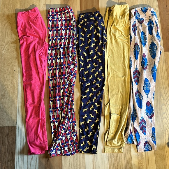 LuLaRoe One Size Legging Lot - 16 Pairs - Picture 7 of 8